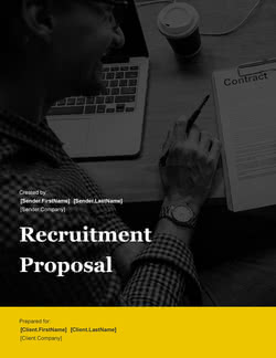 Recruitment Proposal Template