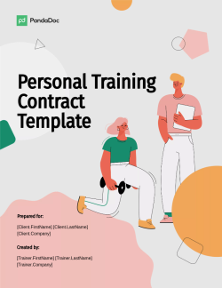 Personal Training Contract Template