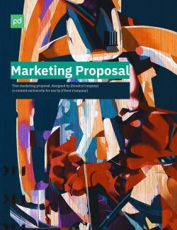Marketing Proposal Template