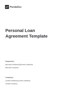 Personal Loan Agreement Template