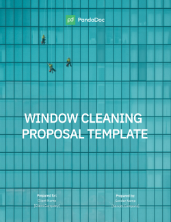 Window Cleaning Proposal Template