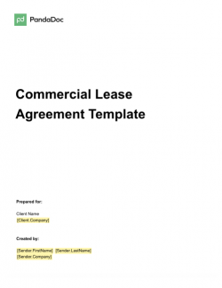 Commercial Lease Agreement Template