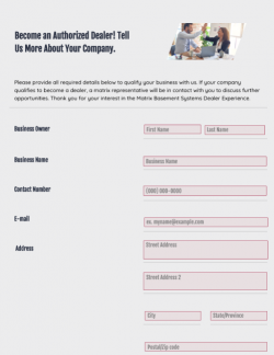 Dealer Registration Form