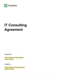 IT Consulting Agreement