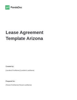 Residential Lease Agreement Arizona