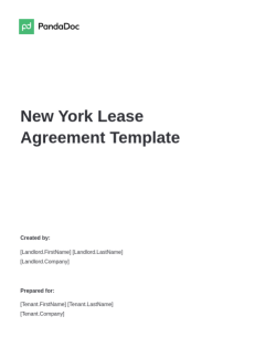 New York Residential Lease Agreement