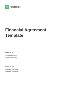 Financial Agreement Template