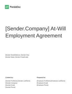 At-will Employment Agreemen