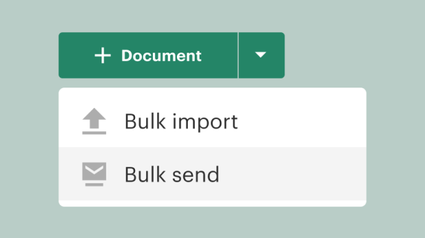 Send documents in bulk (including with a CSV template)
