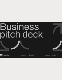 Business Pitch Deck