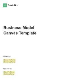 Business Model Canvas Template