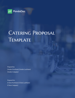 Catering Proposal Template