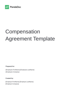 Compensation Agreement Template