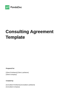 Consulting Agreement Template