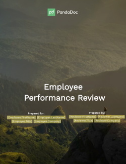 Employee Performance Review