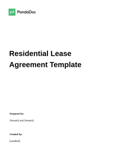 Residential Lease Agreement Template