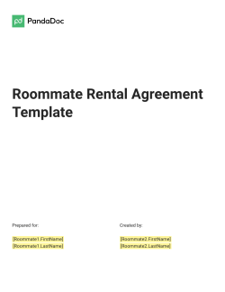 Roommate Rental Agreement Template