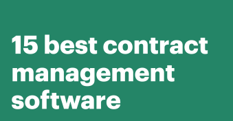 15 Best contract management software tools (full comparison)