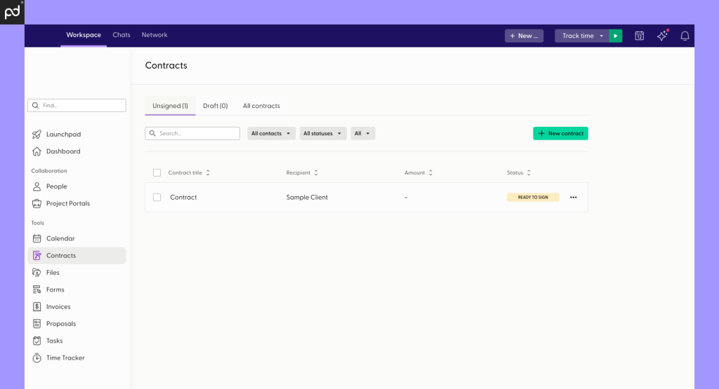 An Image Of The DocHub User Interface And Primary Dashboard