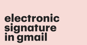 How to create a Gmail digital signature