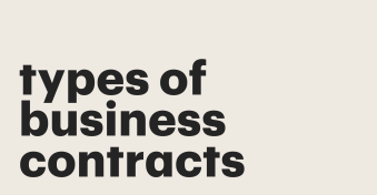 50+ Types of business contracts + free templates