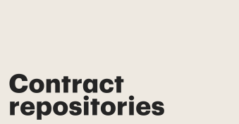 What a contract repository actually needs to do (beyond just storing files)