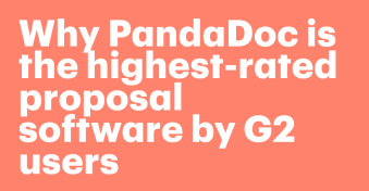 Why PandaDoc is the highest-rated proposal software by G2 users