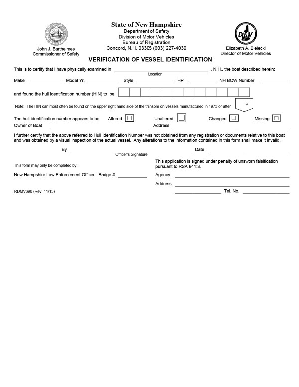 Verification of vessel identification New Hampshire PandaDoc
