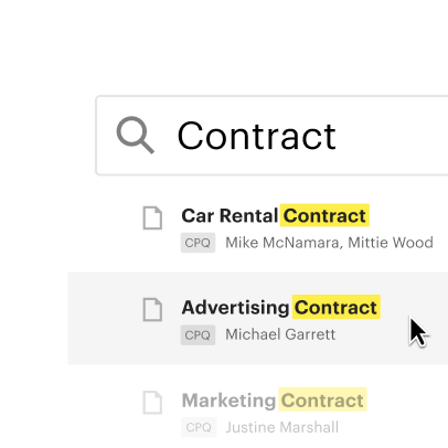 Save time with search