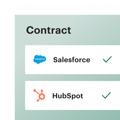 Intégrations aux outils CRM