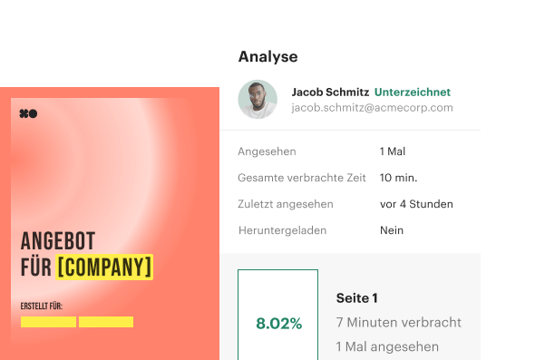 Contract Analytics Website DE